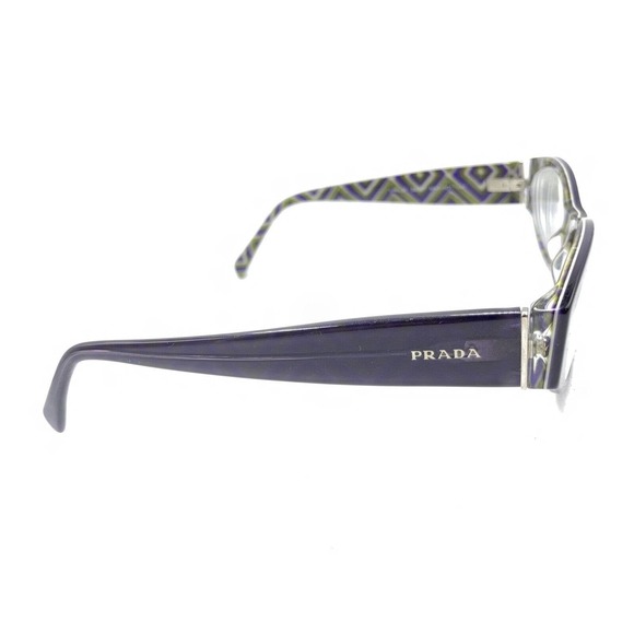 Prada VPR 03P MAT-1O1 Purple Oval Eyeglasses Frames 53-17 140 Italy Designer - Picture 4 of 12
